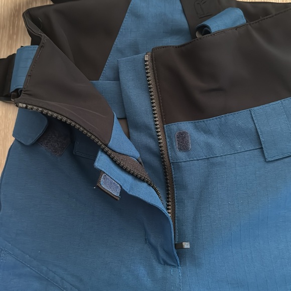 OBERMEYER Boys' Warp Snow Ski Bib Snowboard Winter Pant Suspenders Blue Sz 3 - Picture 4 of 5